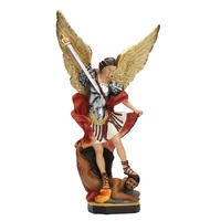 Hot New Products Resin Wholesale saint Michael the Archangel 31cm Catholic Religious Statues
