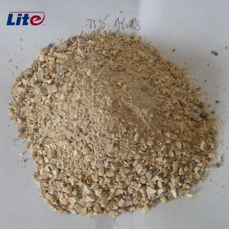 70% 75% 86% Al2O3 1-3mm Calcined Bauxite Refractory Sand for Making Castable