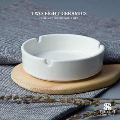 4.25" ceramic small tableware set ashtrays for restaurant hotel and banquet serving accessories