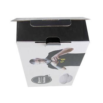 customized different size and color tableware paper package box book shape gift box