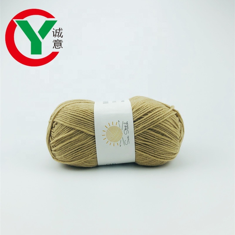 factory online wholesale hand knitting yarn 100%polyester crochet yarn