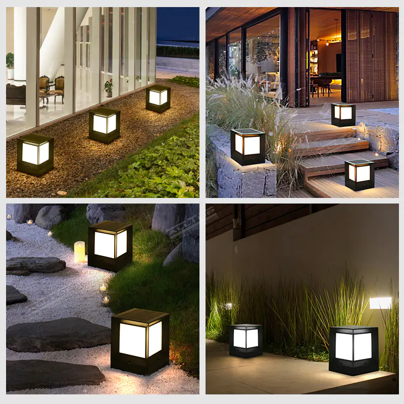 ALLTOP Hot selling waterproof IP65 garden light outdoor integrated solar garden light LED