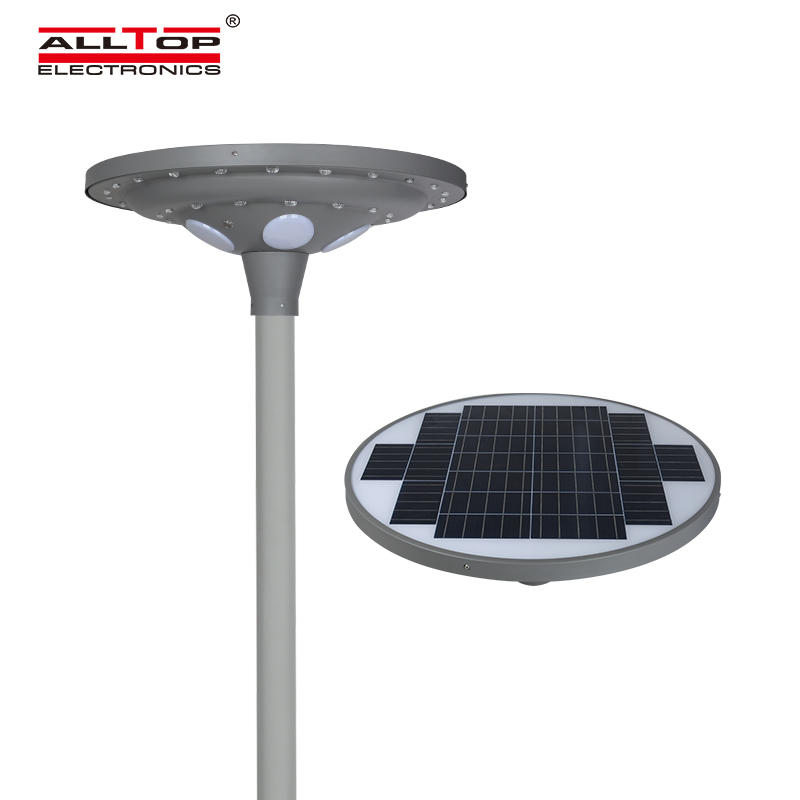 ALLTOP Hot selling aluminum park road lighting smd ip65 30w 60w led solar garden lamp