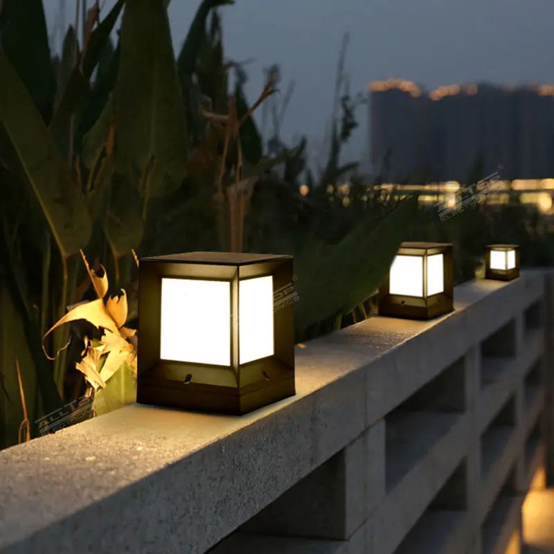 ALLTOP Modern design minimalistic garden light 5w IP65 waterproof LED solar garden light
