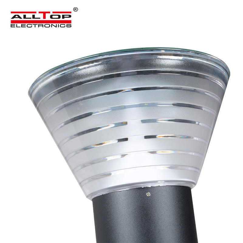 ALLTOP High brightness outdoor lighting IP65 waterproof Cool White aluminum 5w led solar garden light