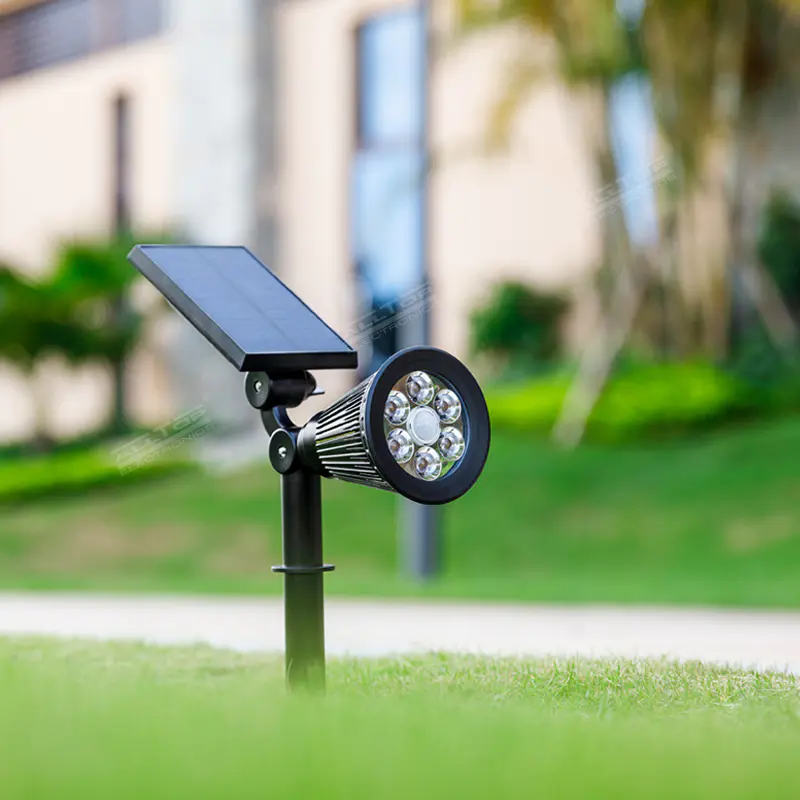ALLTOP Fashionable design easy installation outdoor waterproof IP65 garden courtyard RGB solar LED spike light