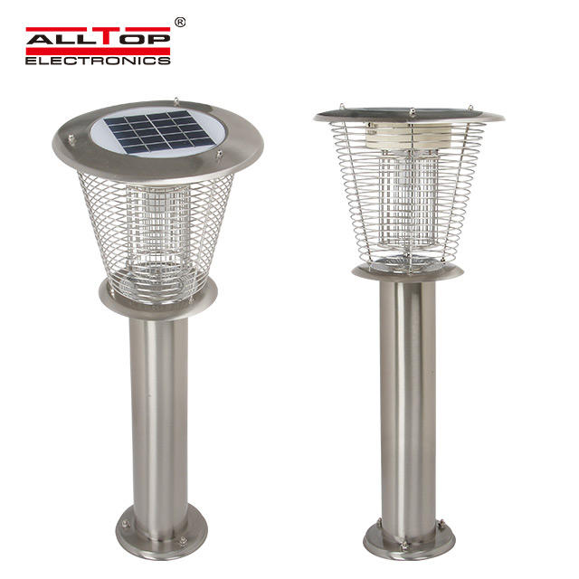 High quality fancy outdoor mosquito killing lamp 3w led solar gate light
