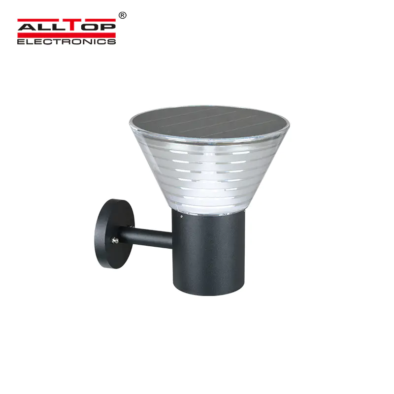 ALLTOP High brightness outdoor lighting IP65 waterproof Cool White aluminum 5w led solar garden light