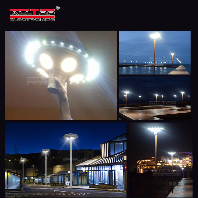 ALLTOP High brightness road park lighting ip65 30watt 60watt led solar garden lamp