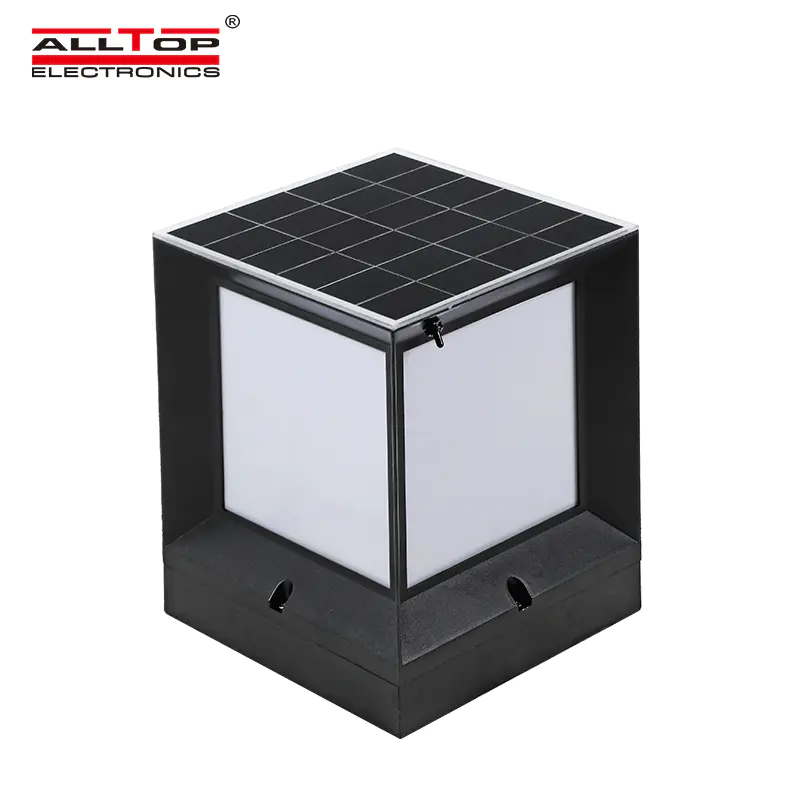 ALLTOP Hot selling double light source outdoor ip65 waterproof 10w LED solar light garden