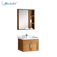 Antique furniture aluminum wash basin cabinet waterproof bathroom cabinet