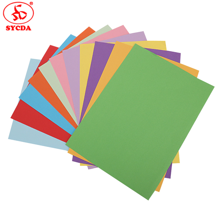 Hot Sale 80Gsm Colorful Woodfree Paper Offset Paper Sheets A4 Size
