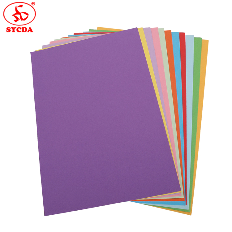 700*1000mm Colorful Offset Paper 70g coated woodfree coloful offset paper In Hot Sale