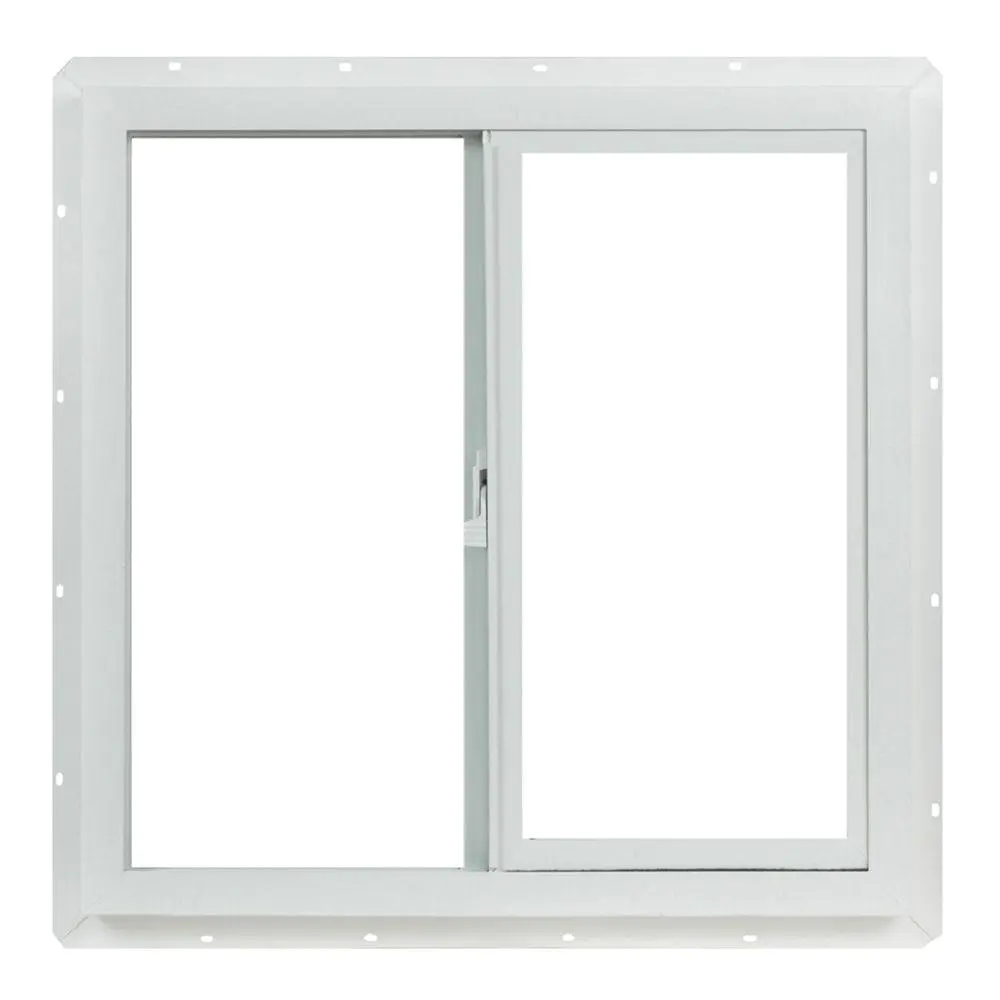 High Quality Factory Price Sound Insulation Double Glass Aluminum Frame Powder Coating Sliding Window