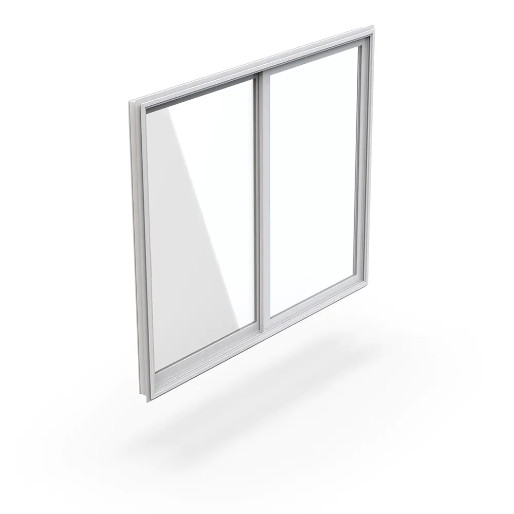 High Quality Aluminum Frame Powder Coating Factory Price Double Glass Aluminum Sliding Window