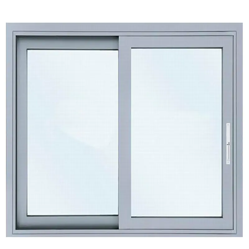 aluminium frame sliding glass window with mosquito net sliding window
