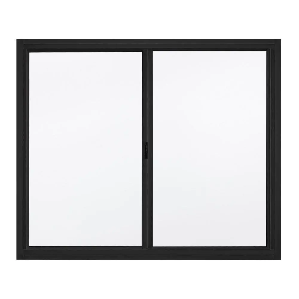 Thermal Broken Aluminum Frame Material Clear Tempered Glass Ready To Ship Aluminum Sliding Window