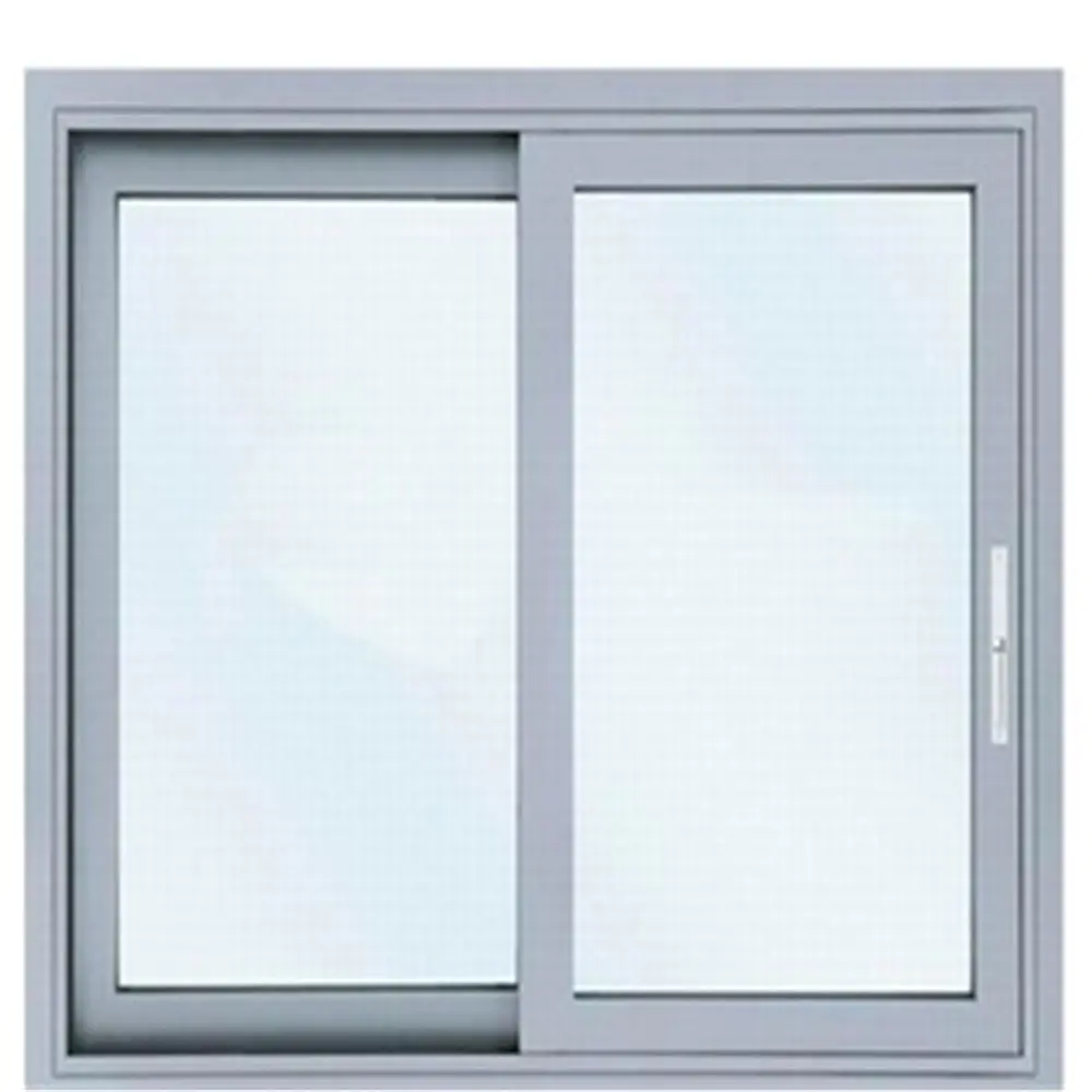 Powder Coating5mm Aluminum Framed Single Glazed Sliding Window