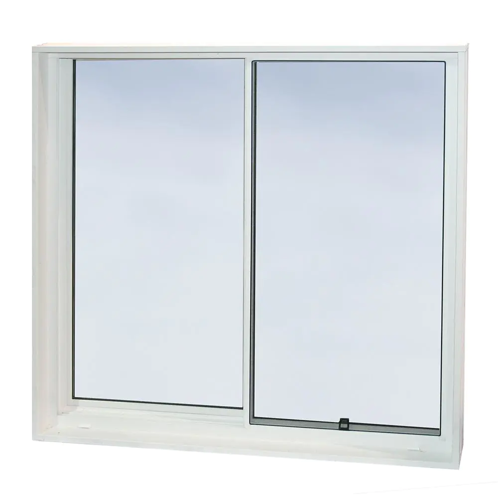 Black Color Double Glass 5mm+9 Airspacemm+5mm Sound Insulation Aluminum Sliding Window