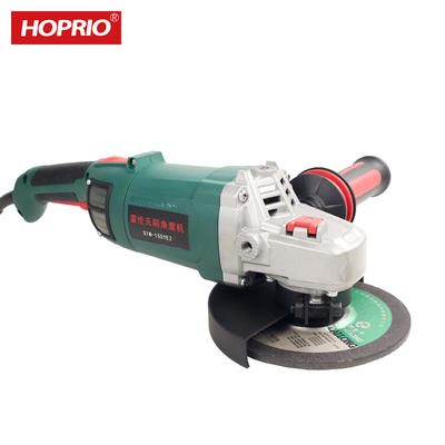 HOPRIO 150mm 6 Inch Brushless Grinder Power Tools Electric Corded Angle Grinder Tool