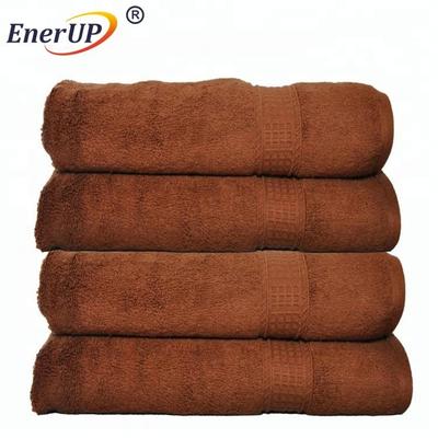 custom advanced brown home hand towel with logo