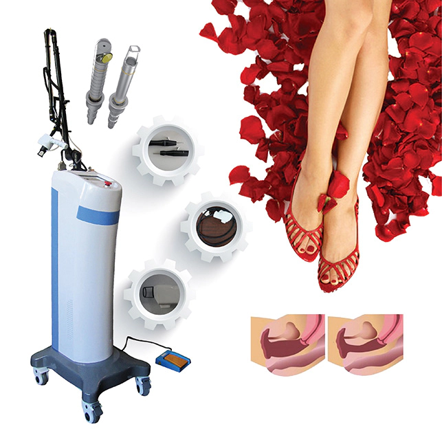 Vertical CO2 fractionallasergynecology professional fractional CO2 10600nm vaginal tightening laser