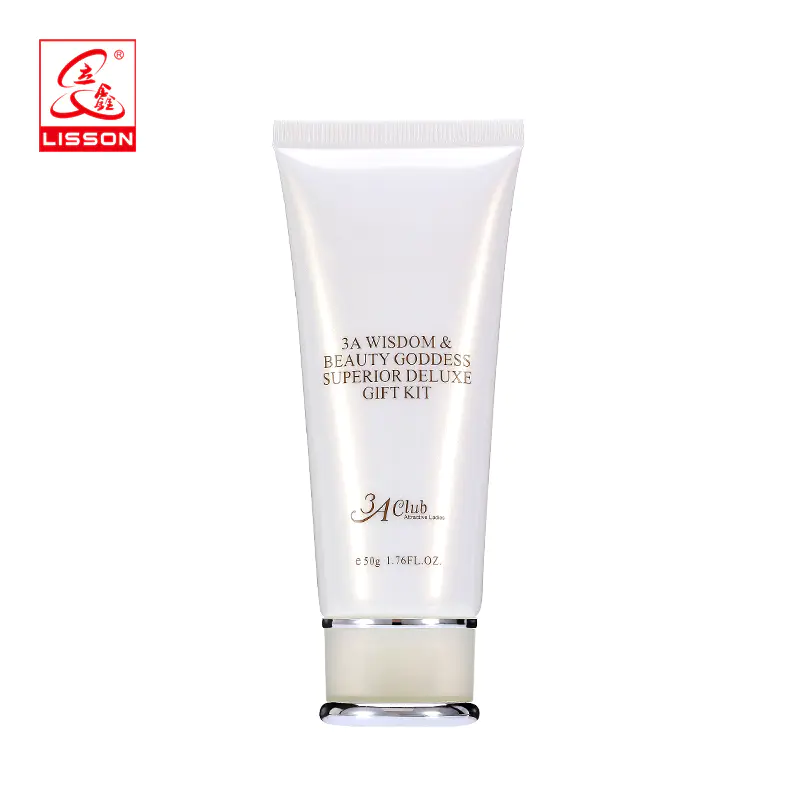White Pear Body Lotion Cosmetic Tube Packaging