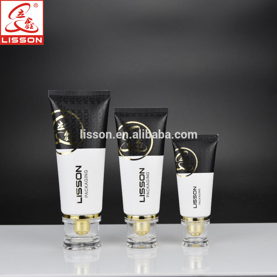 30-100g Body Skin Care Cream Packaging Cosmetic Tubes With Acrylic Cap