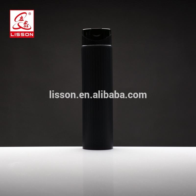 D50mm Matte Black Plastic Cosmetic Tubes Packaging with special cap