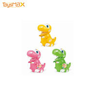 ABS Loveable walking dinosaur plastic toy, moving dinosaur toy with light and music