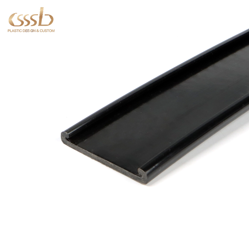 Plastic u profile extrusion channel for machine edge protection with custom sizes
