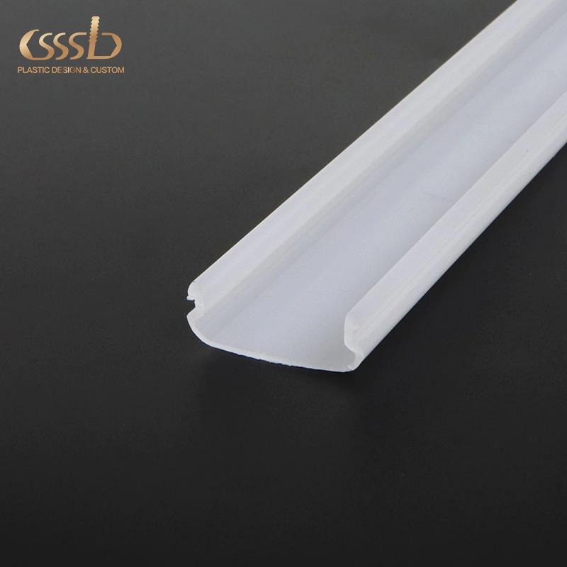 Polycarbonate LED light linear white cover for lighting diffuseion