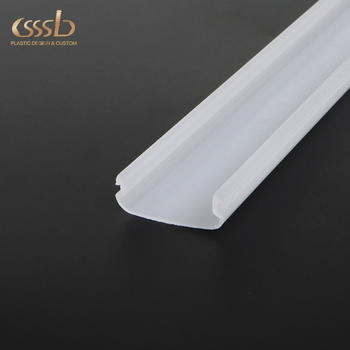 Polycarbonate LED light linear white cover for lighting diffuseion