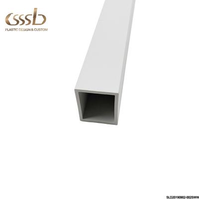 Square plastic tube for frame and fence from 1inch to 5inch