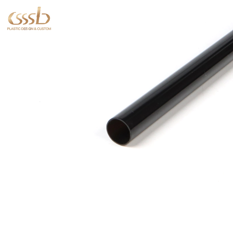 Black PP tube small diameter from 2mm to 20mm factory custom size