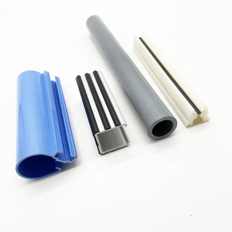 Chinese plastic extrusion manufacturer supplies customized PVC profile for window and door accessories