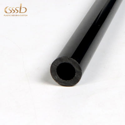 Black Polycarbonate round tube with diameter 18mm or custom sizes