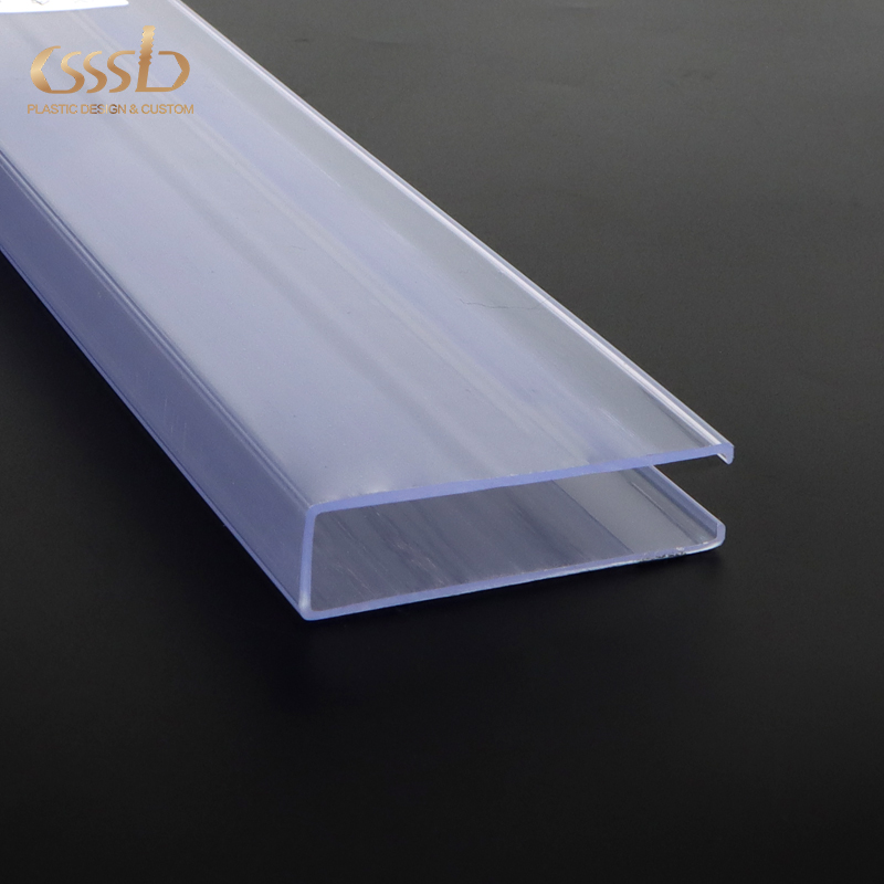 Clear plastic hard rectangular packing profile for steel components-CSSSLD