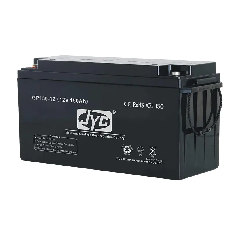 ISO CE ROHS TLC Certificate deep cycle 12v 150ah battery for solar system/ups/telecom