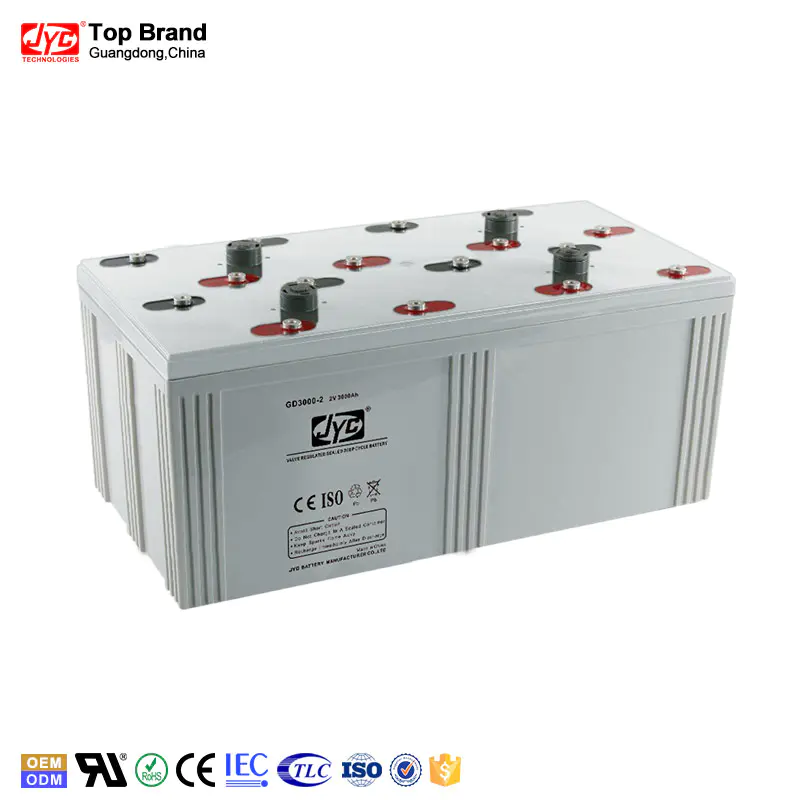 Nominal Voltage High Capacity Solar Battery 2v 3000ah Gel Battery