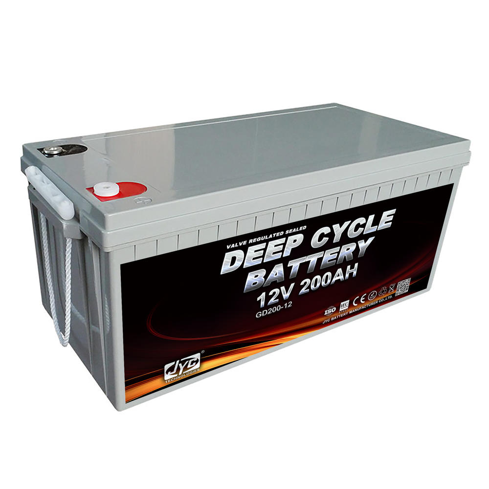 JYC Battery Manufacturers 12V 200AH 1S10P Formed Deep Cycle Battery 12V 2000Ah for Solar or Home Storage
