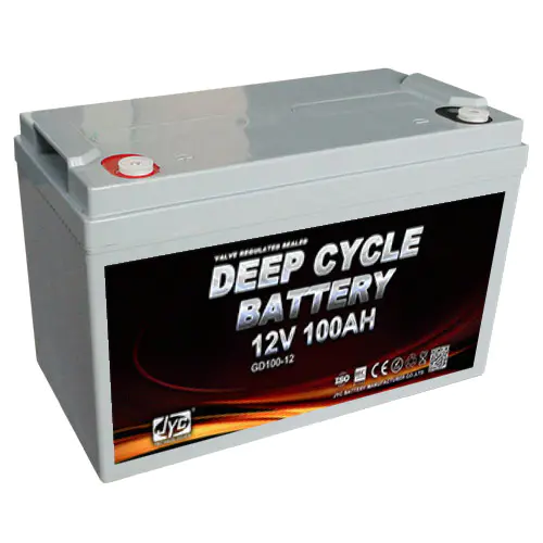 Guangdong top sealed deep cycle 12v 100ah light weight battery