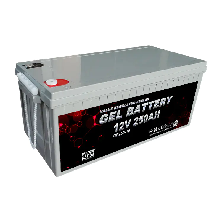 Maintenance Free Lead Acid Battery 12v 250ah Solar Gel Battery