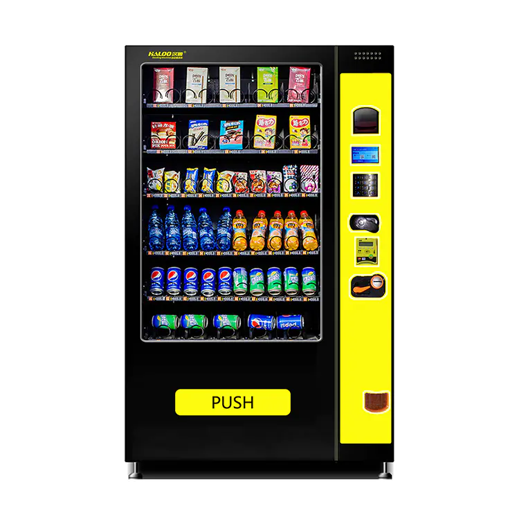 canned beverage vending machine and beer coffee vending machine with refrigerator