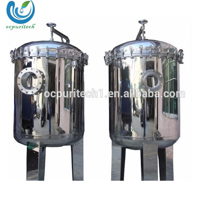 Industrial Stainless Steel Cartridge Filter Housing for RO System