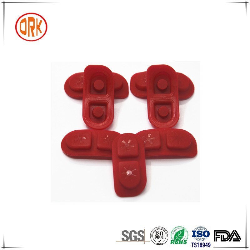 New Design Good Elongation Silicone FDA Rubber Keypad Button for Electronic