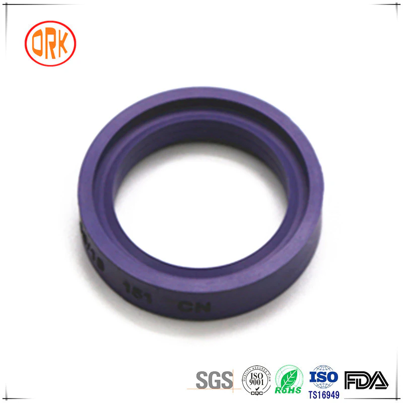 Red Silicone Excellent Compression Set Rubber U Shaped Ring
