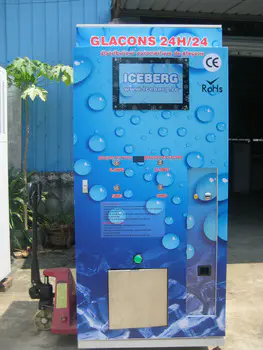 cube ice vending machine and auto bag ice vending machine