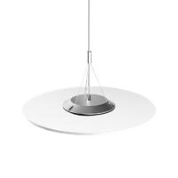 Inlity PDX45 Round Clear Panel Pendant Light For Dining Room