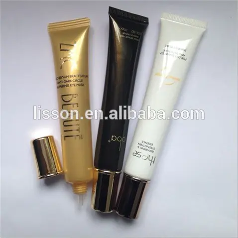 High-end looking empty tube for eye serum Soft plastic tube 15ml cosmetic packaging